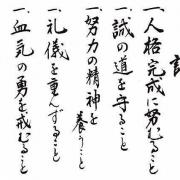 Dojo kun