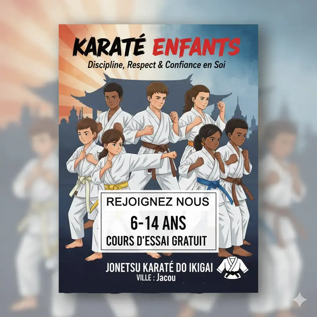 jonetsu karate do ikigai- karate enfants